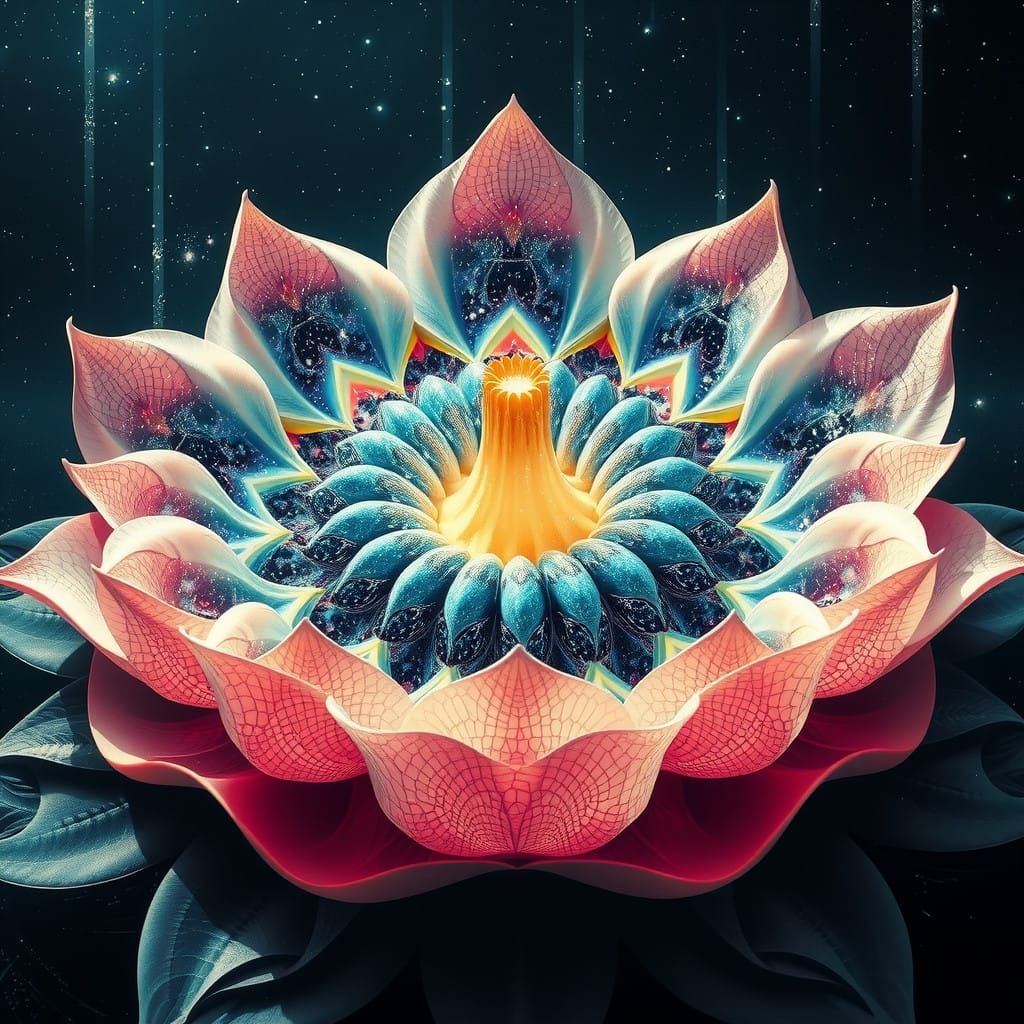 Fractal Bloom of Resonant Realms