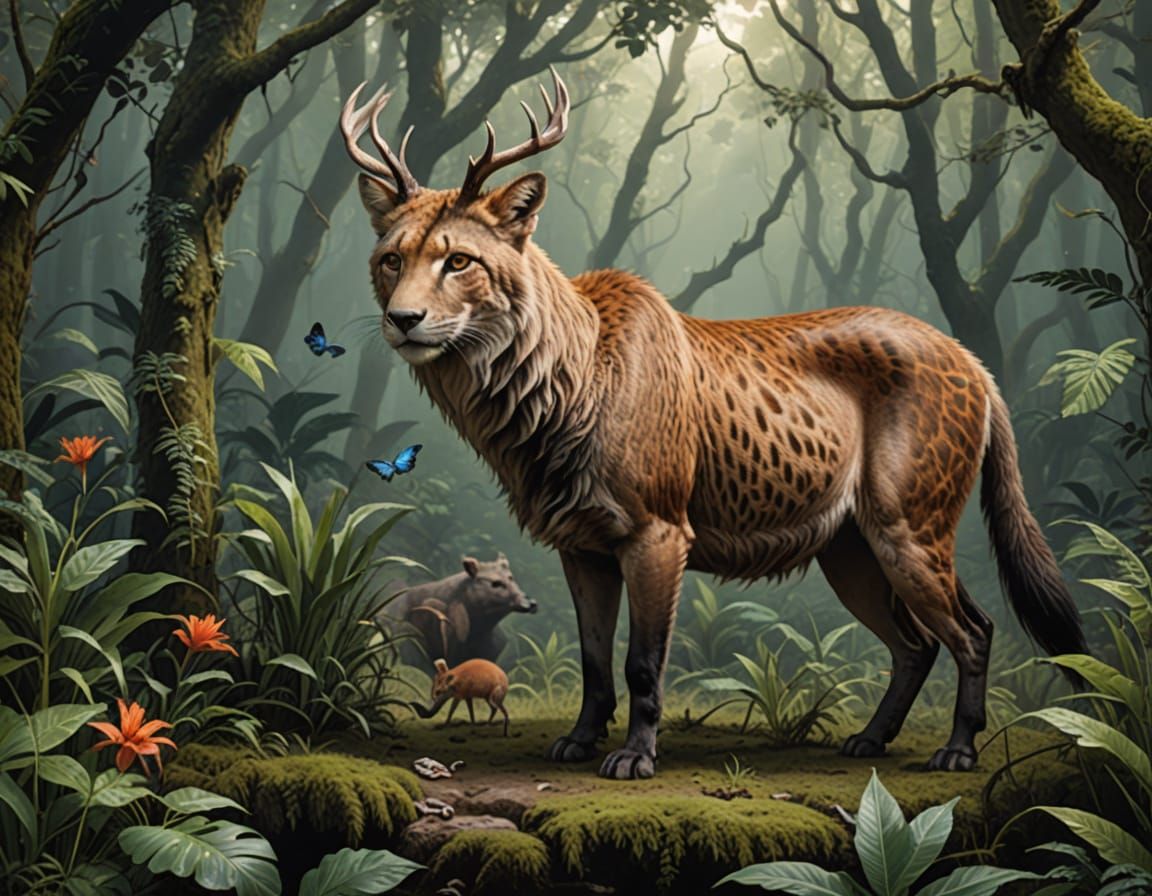 Surreal Creature from Fantasy