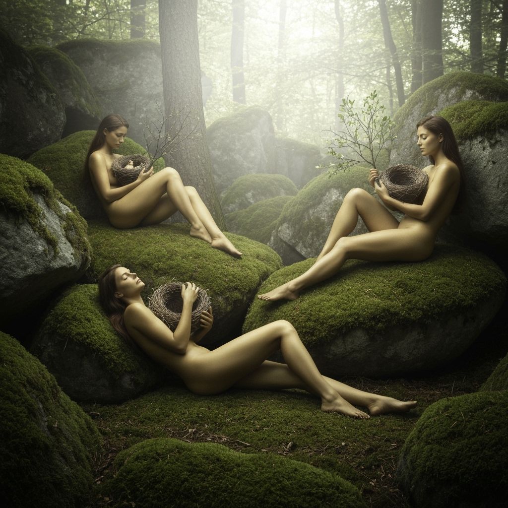 Serene Forest: A Reflection of Nature's Calm