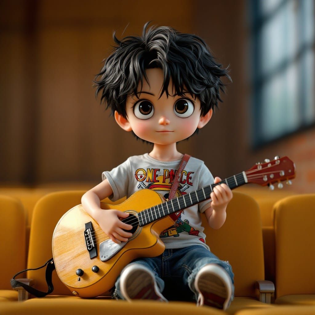 CGI Boy Doll Masterpiece in Vibrant Colors