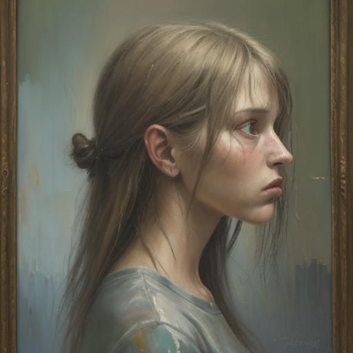 Dissociative Identity Disorder as Oil Painting