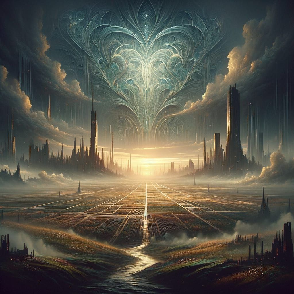 Ominous Field: A Dark Fantasy Concept Art Piece