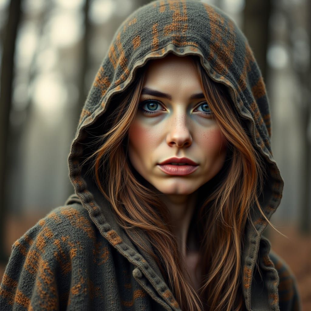 German Girl in Eclectic Streetwear Style