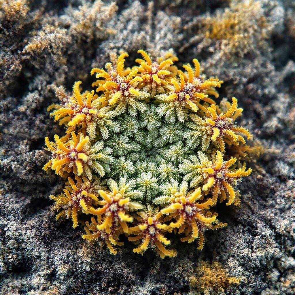 Girl Listening to Music in Flower Field, Storybook Art