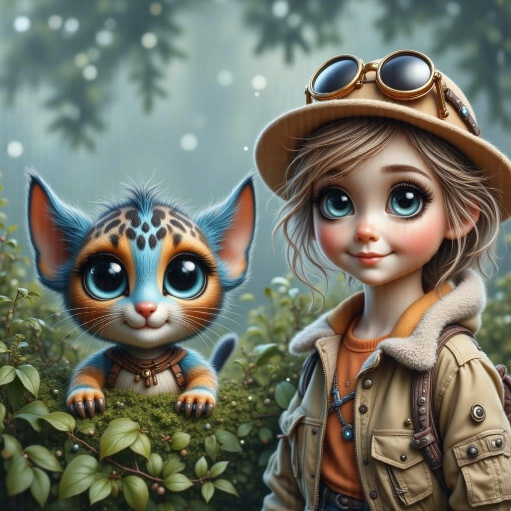 "Finding Kitty" Little Cuties