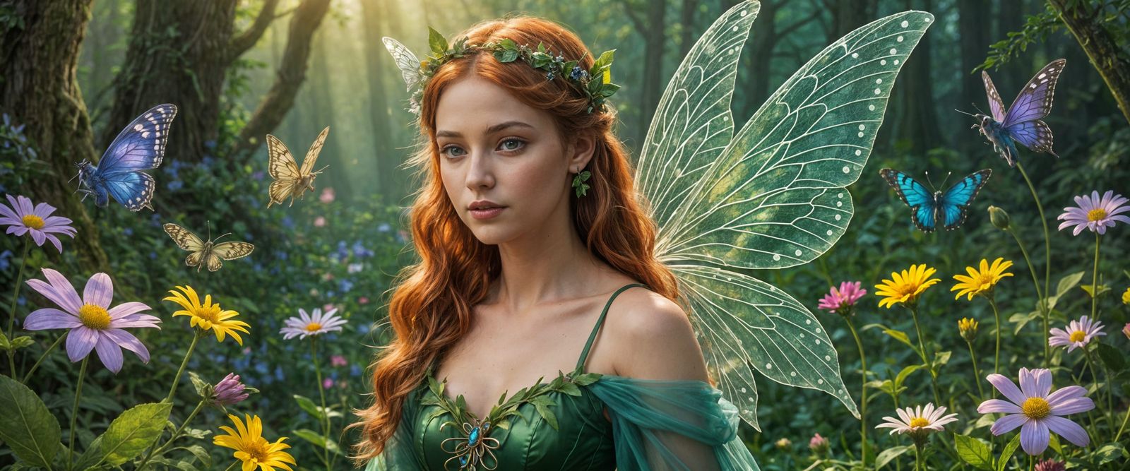 Enchanting Fairy in a Dreamlike Style