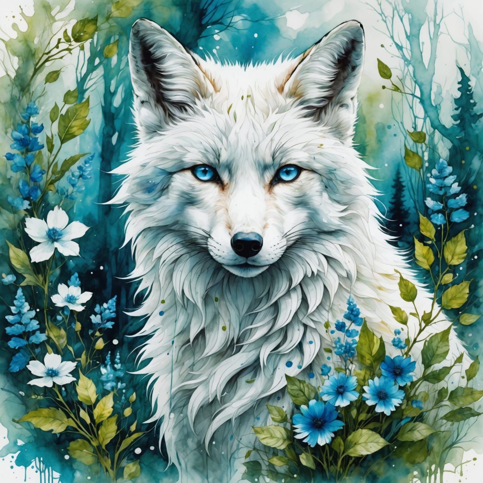 white fox