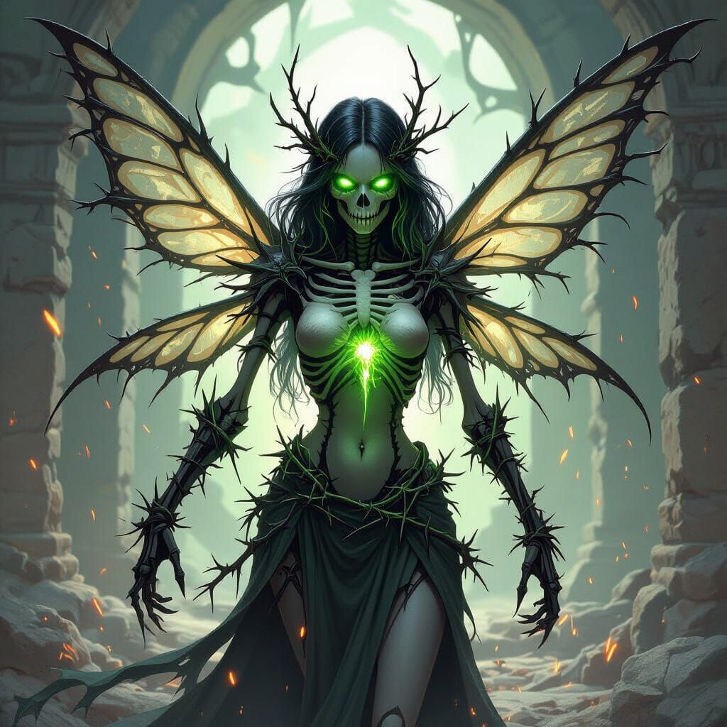 Skeletal Fairy Guardian of Dimensional Portal