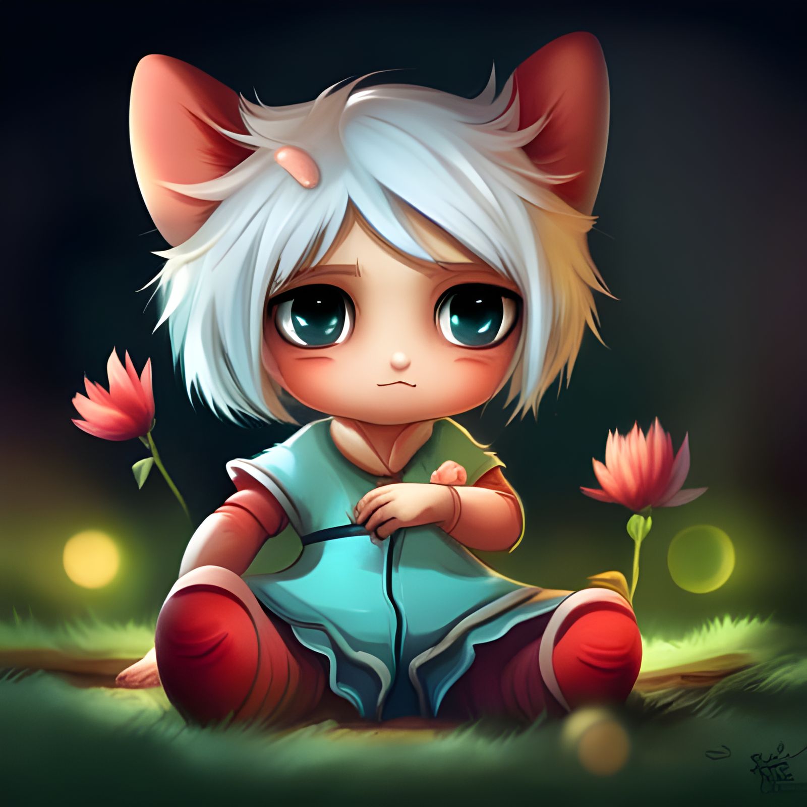 Adorable Fuzzy Elwetritsch Digital Art