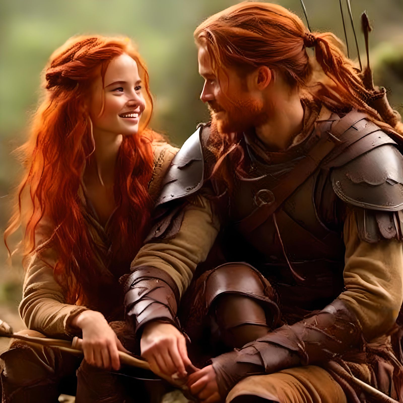 Irish Warriors Share a Laugh in Natural Light