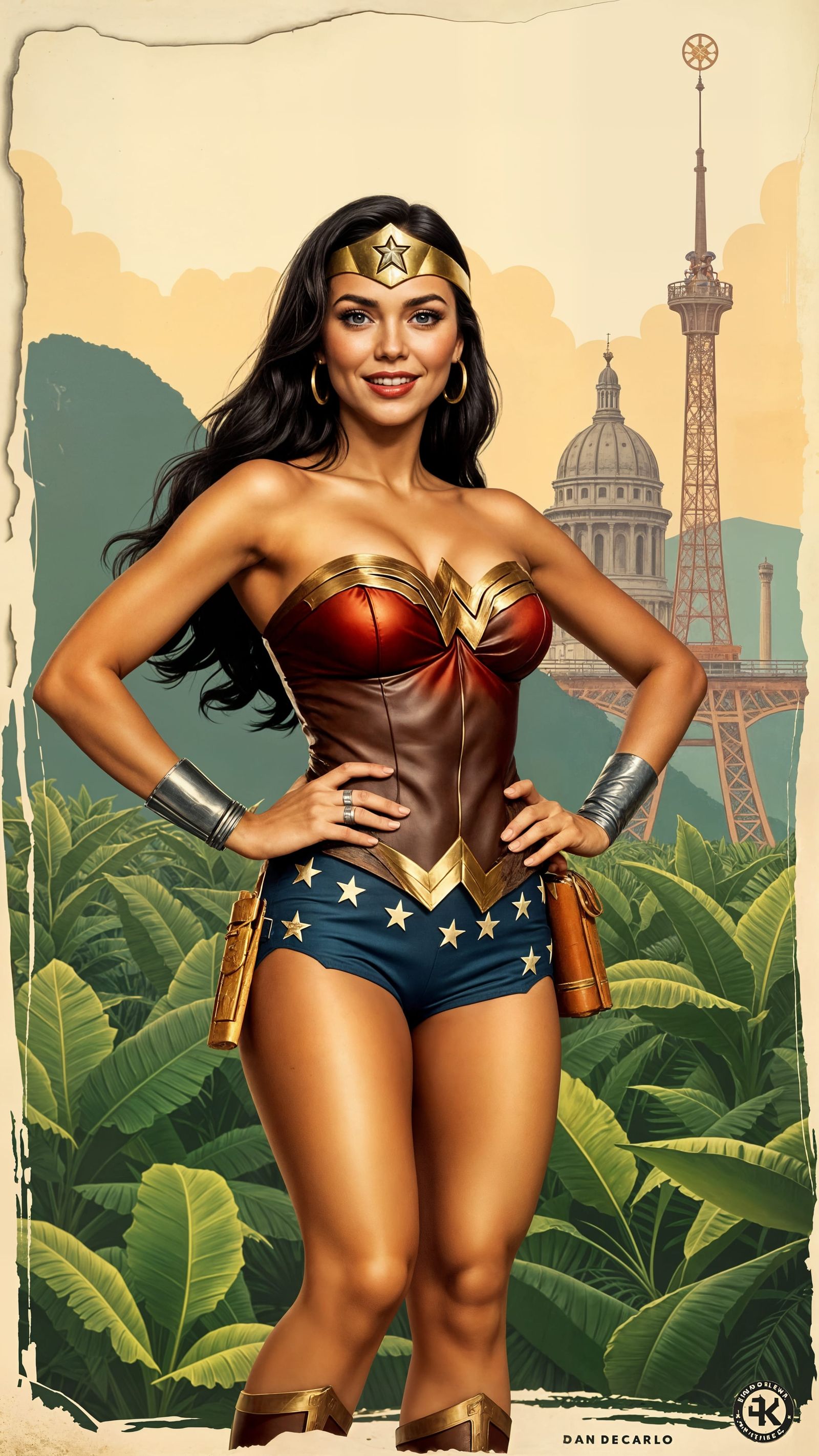 Wonder Woman's Retro Congo Adventure