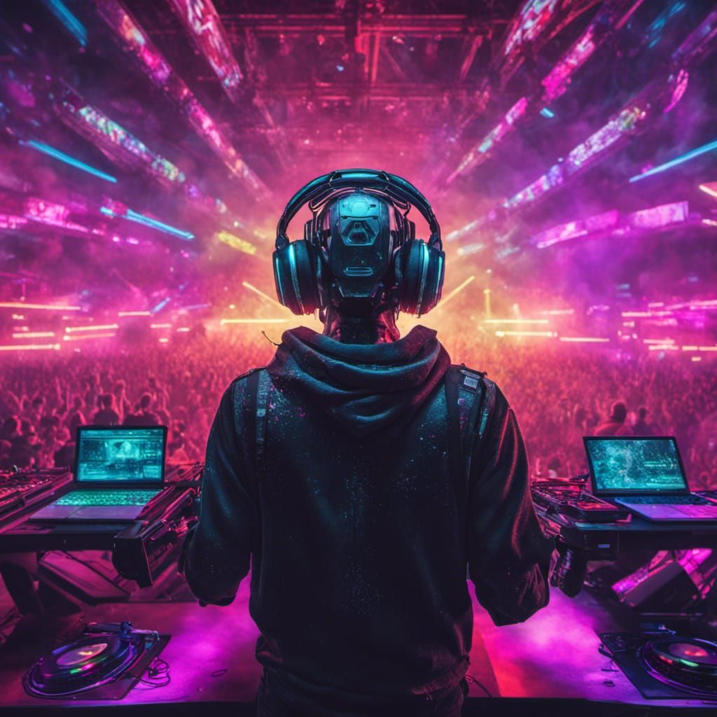 Techobot Dj - Heavy Metal - First Gig