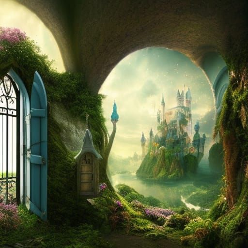 Epic Fairy Land Revealed in Digital Matte Painting