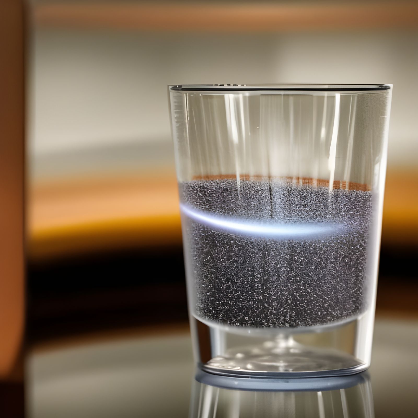 Quantum Singularity in Glass Container