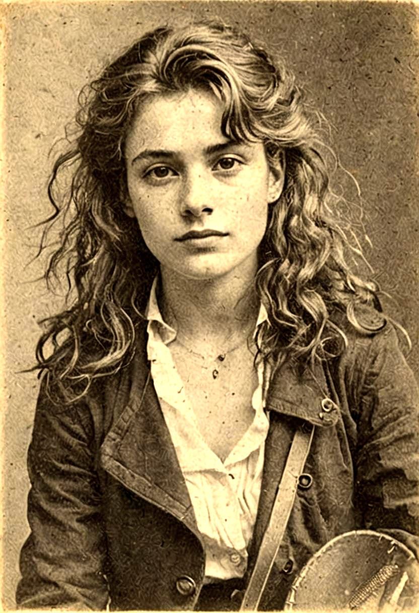 Young Véronique Genest: An AI Interpretation