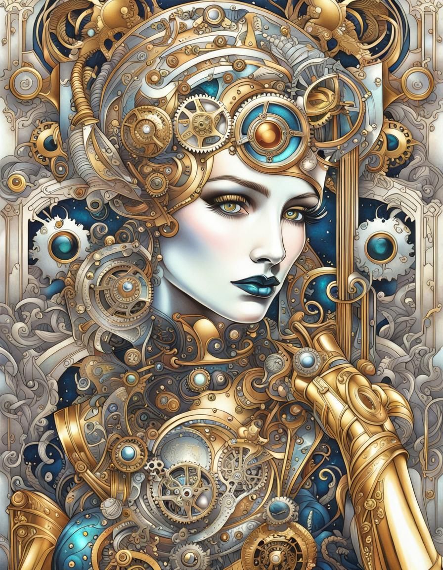 steampunk  art deco