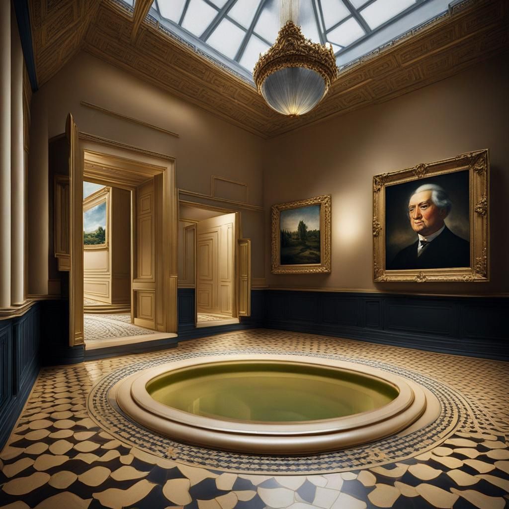 Surrealistic Dreamscape in Magical Realism Style