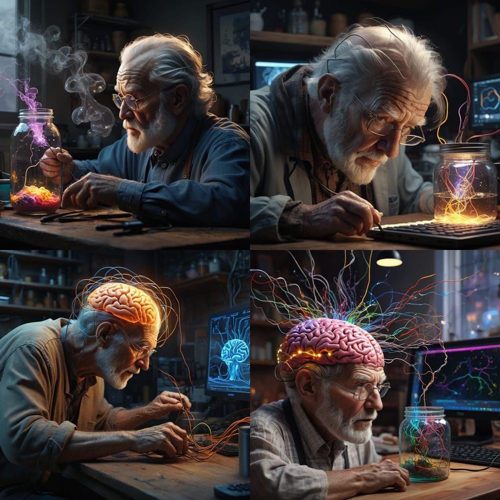 Brain in a Jar Connected to a PC