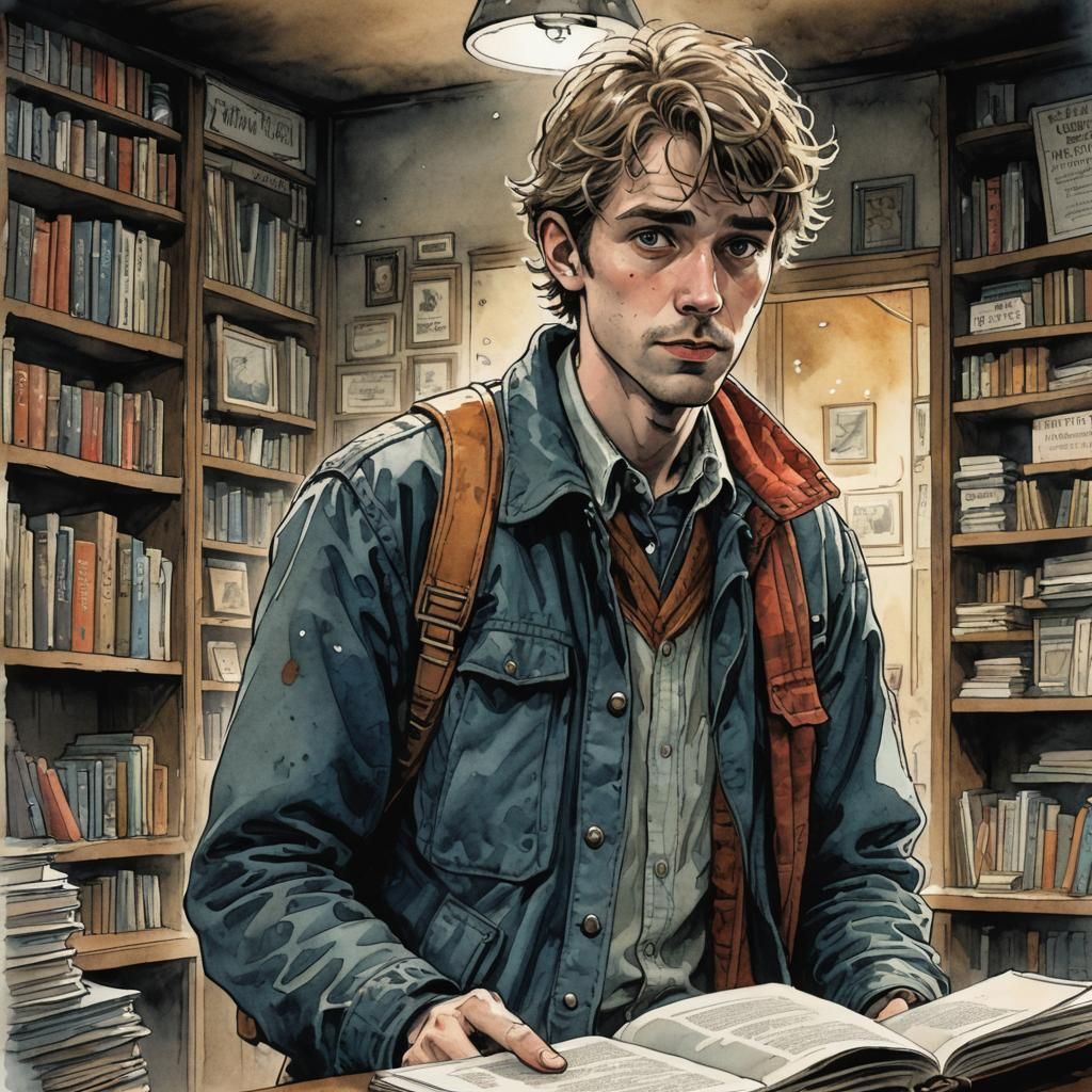 Charlie Frost Illustration in Retro RPG Style