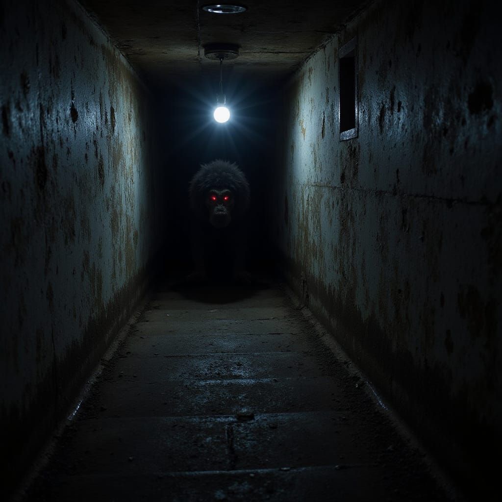 Dark Descent into Abandoned Basement