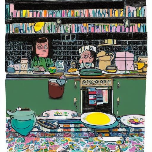 Cartoon Chaos of a Friend-Torpedoing Egg Diet