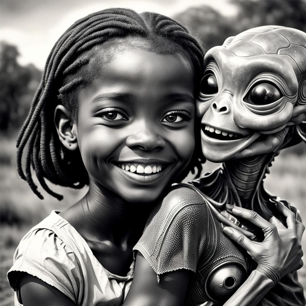 small Roswell grey alien.