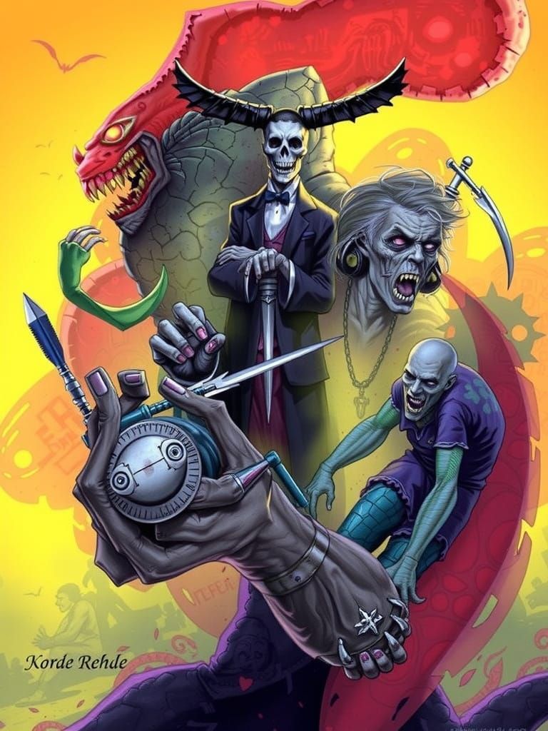 Zombie versus monster