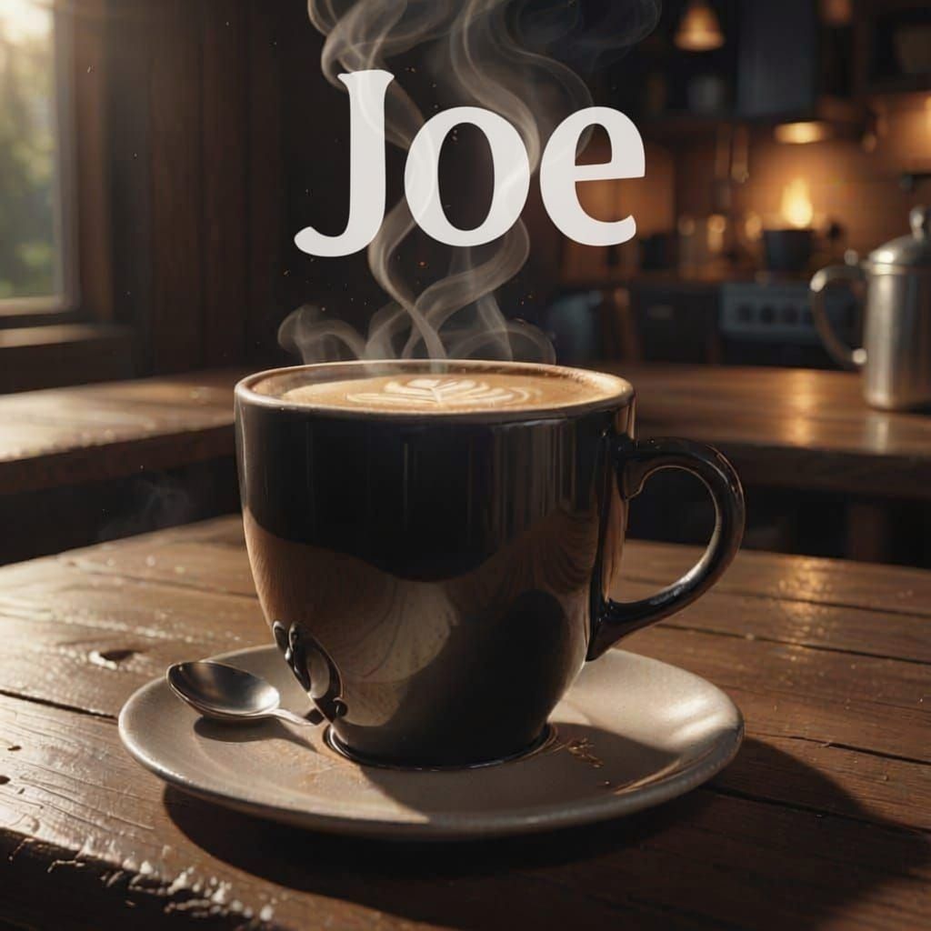 Joe Movie Poster: Coffee Cup Adventure