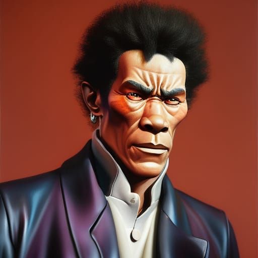 Hyperrealistic Logan Portrait with Intricate Textures