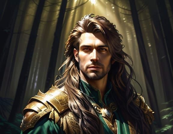 A Handsome Man, AI Generated Portrait