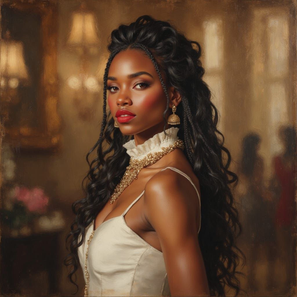 African Goddess Kelly Rowland in Vogue Style