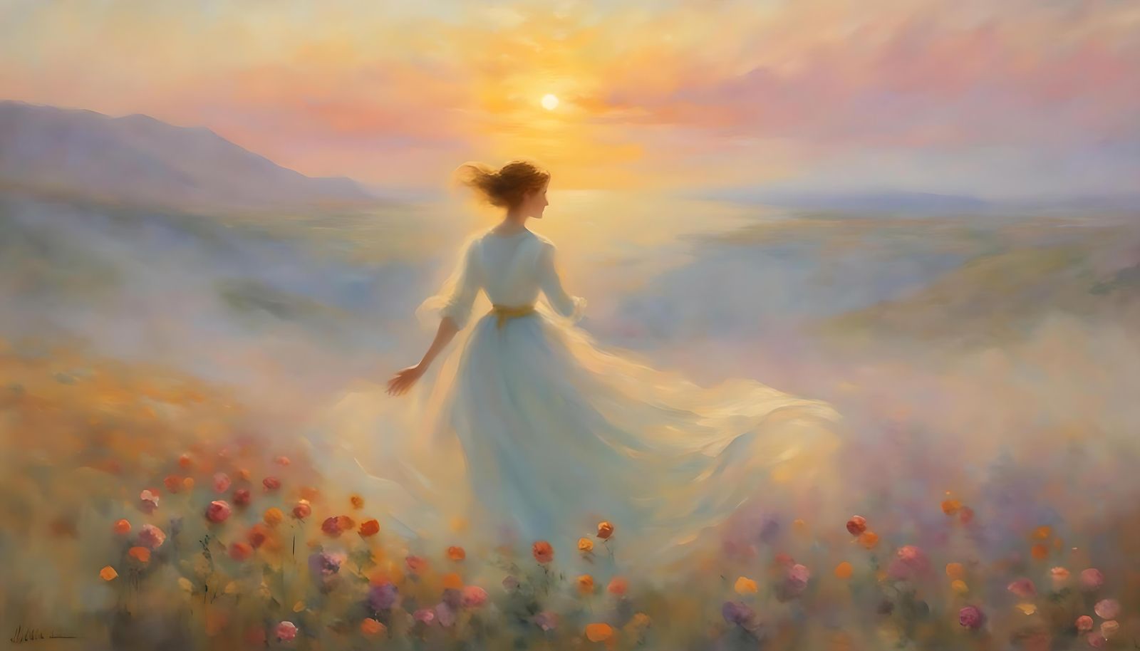 Colorful Sunrise Hues Illuminate the Horizon