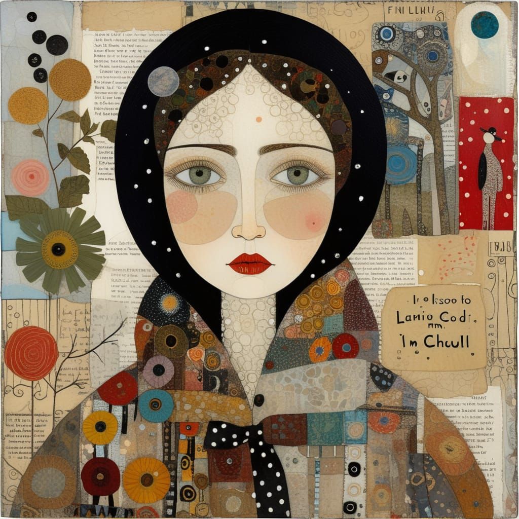 Cold Weather Scene by Klimt and Finster Styles