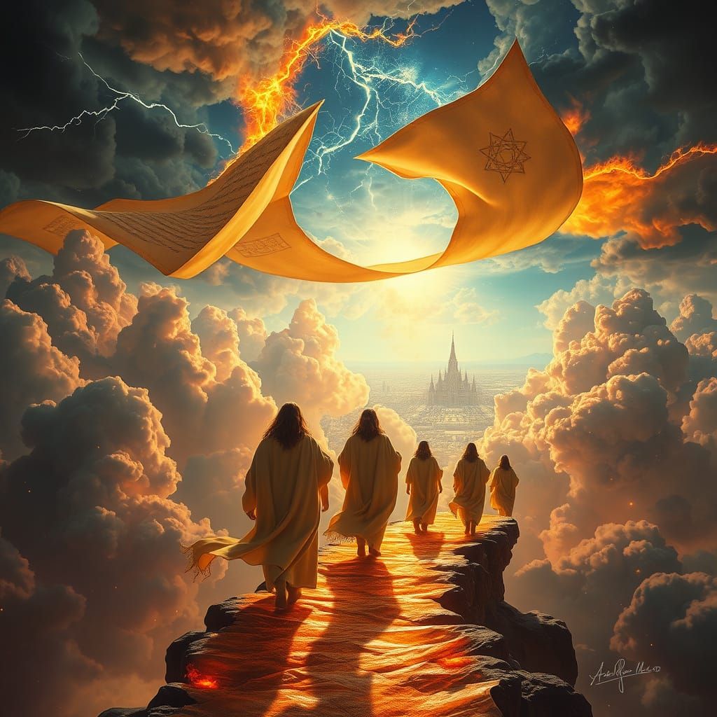 Divine Redemption Unfolds Amidst Apocalyptic Skies in Vibran...