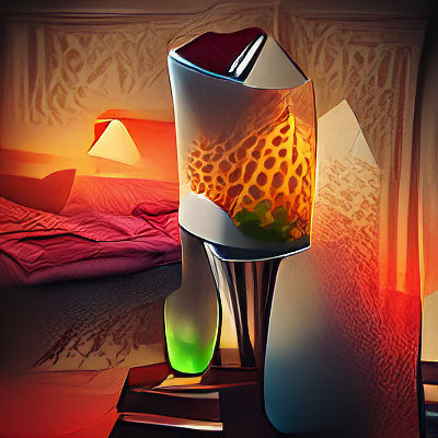 Retro Lava Lamp with Ambient Light