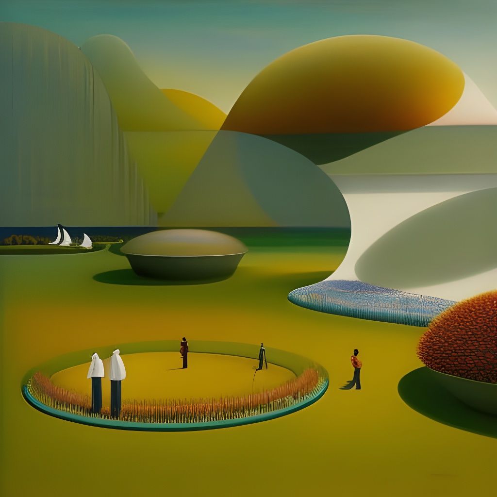 Submarine City with Society Ladies in Steamnouveau Style