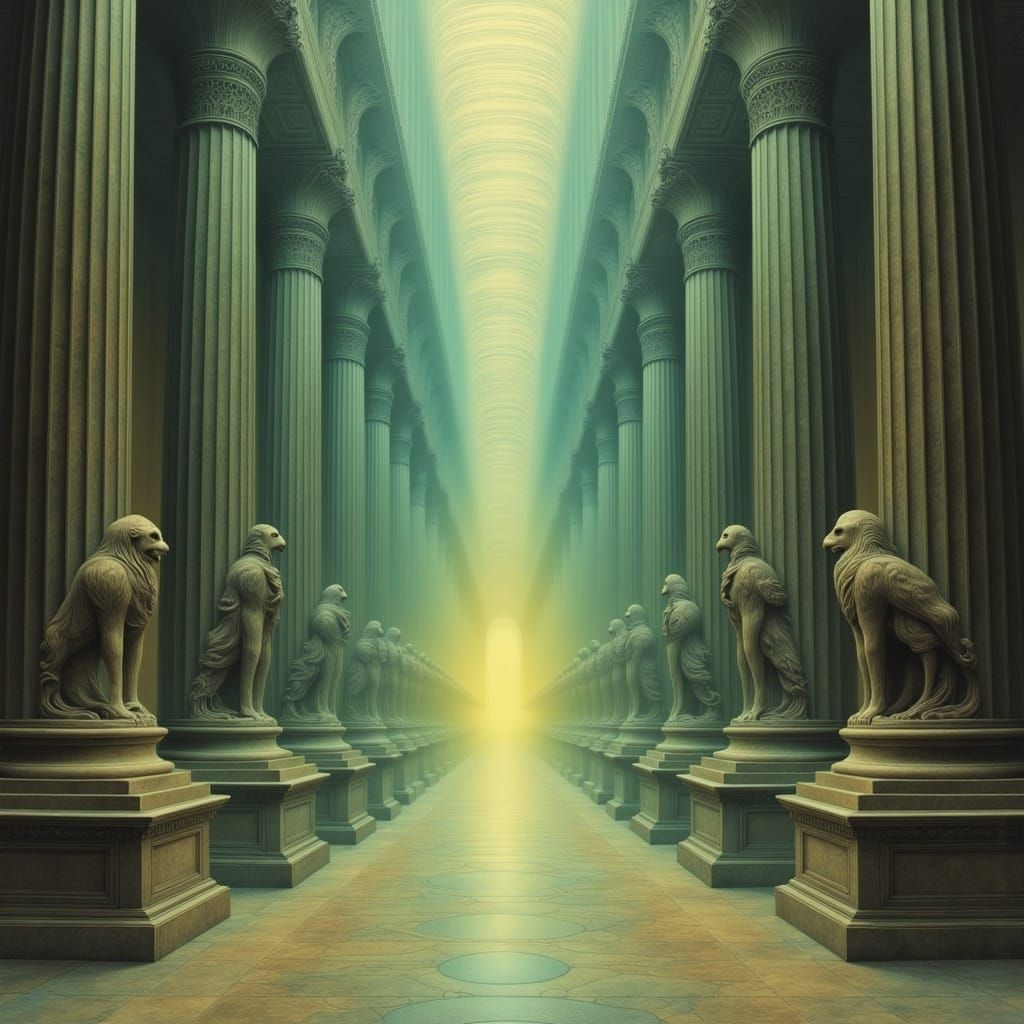 Grand Marble Hall of Living Statues