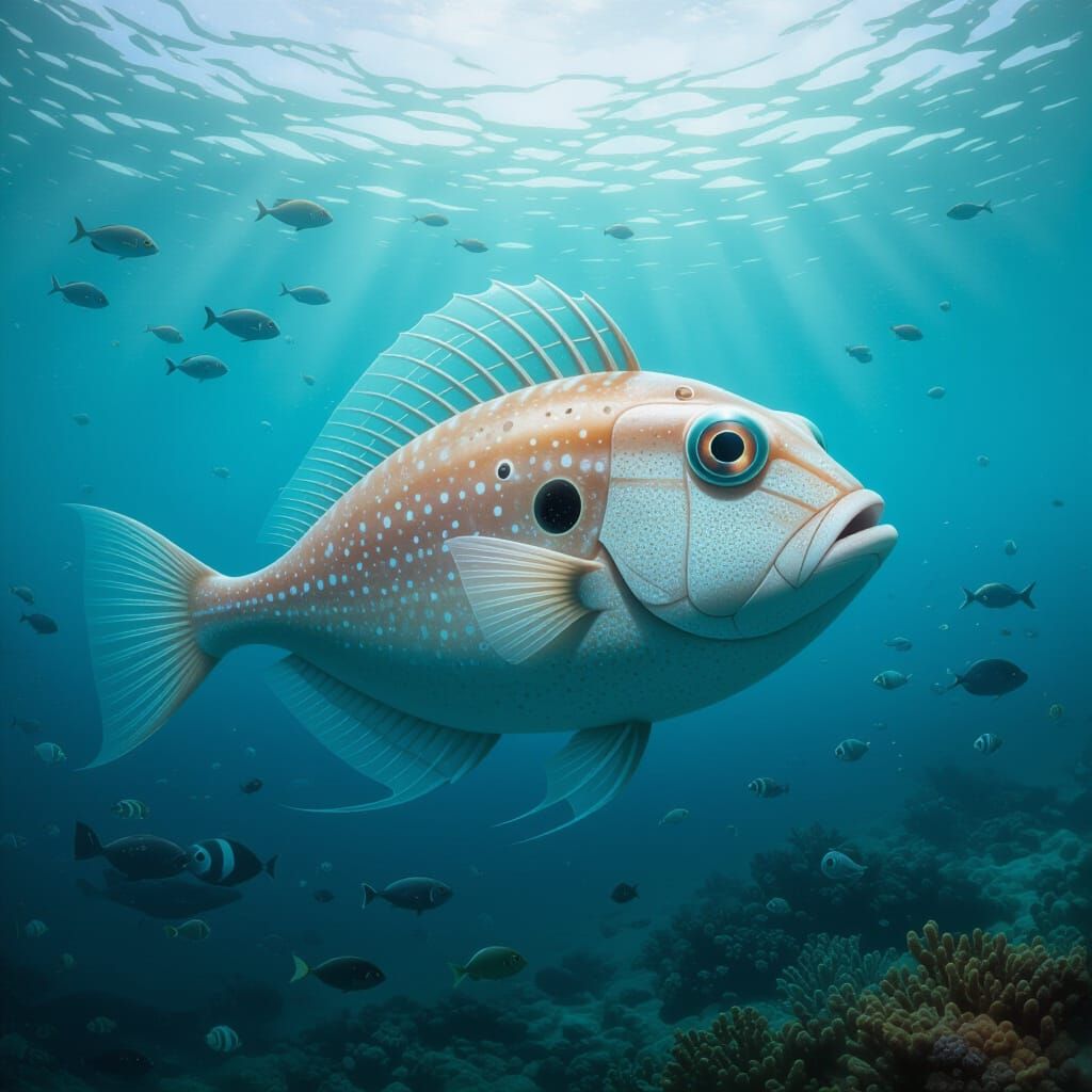 Deep Sea Barreleye Fish