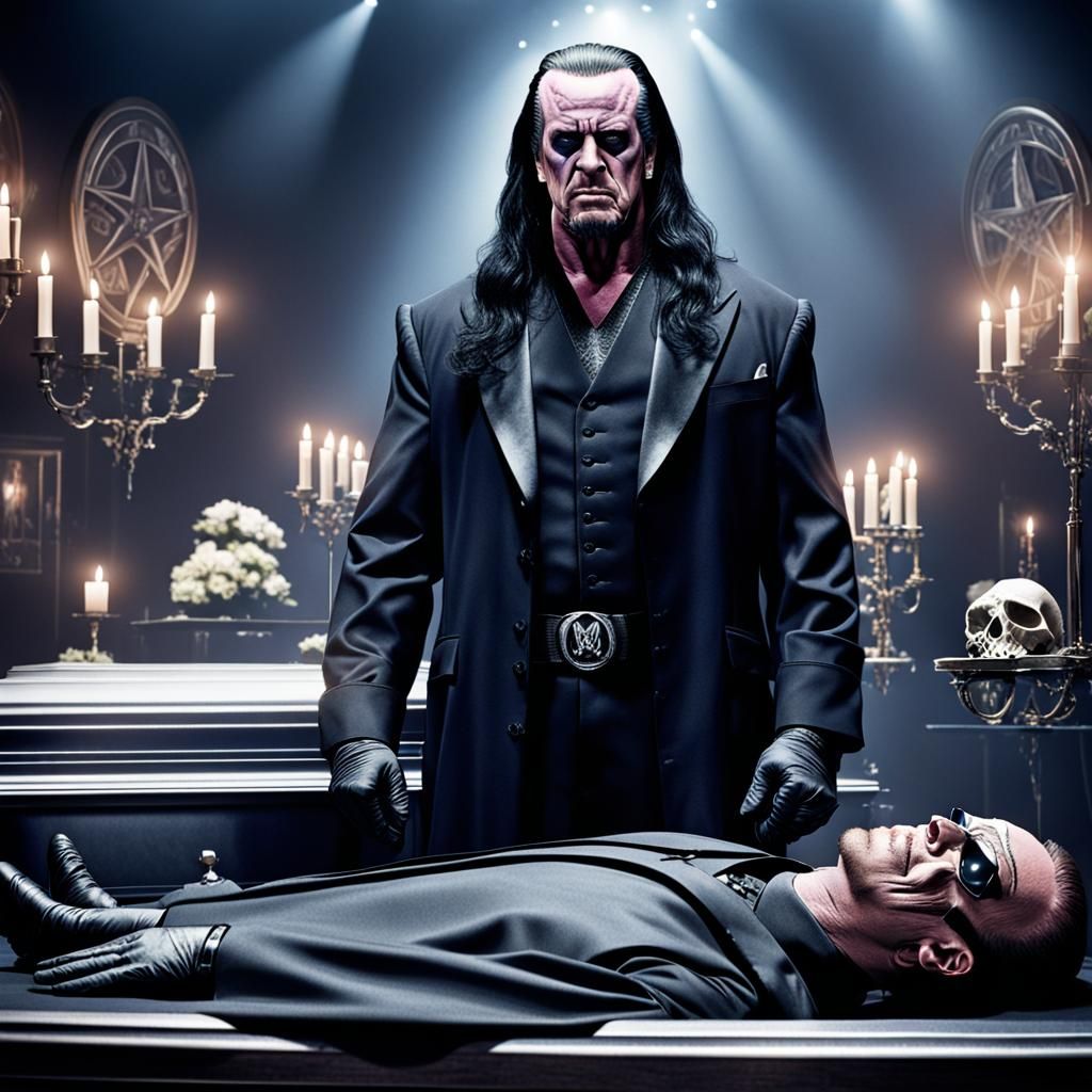 WWE undertaker as a mortician