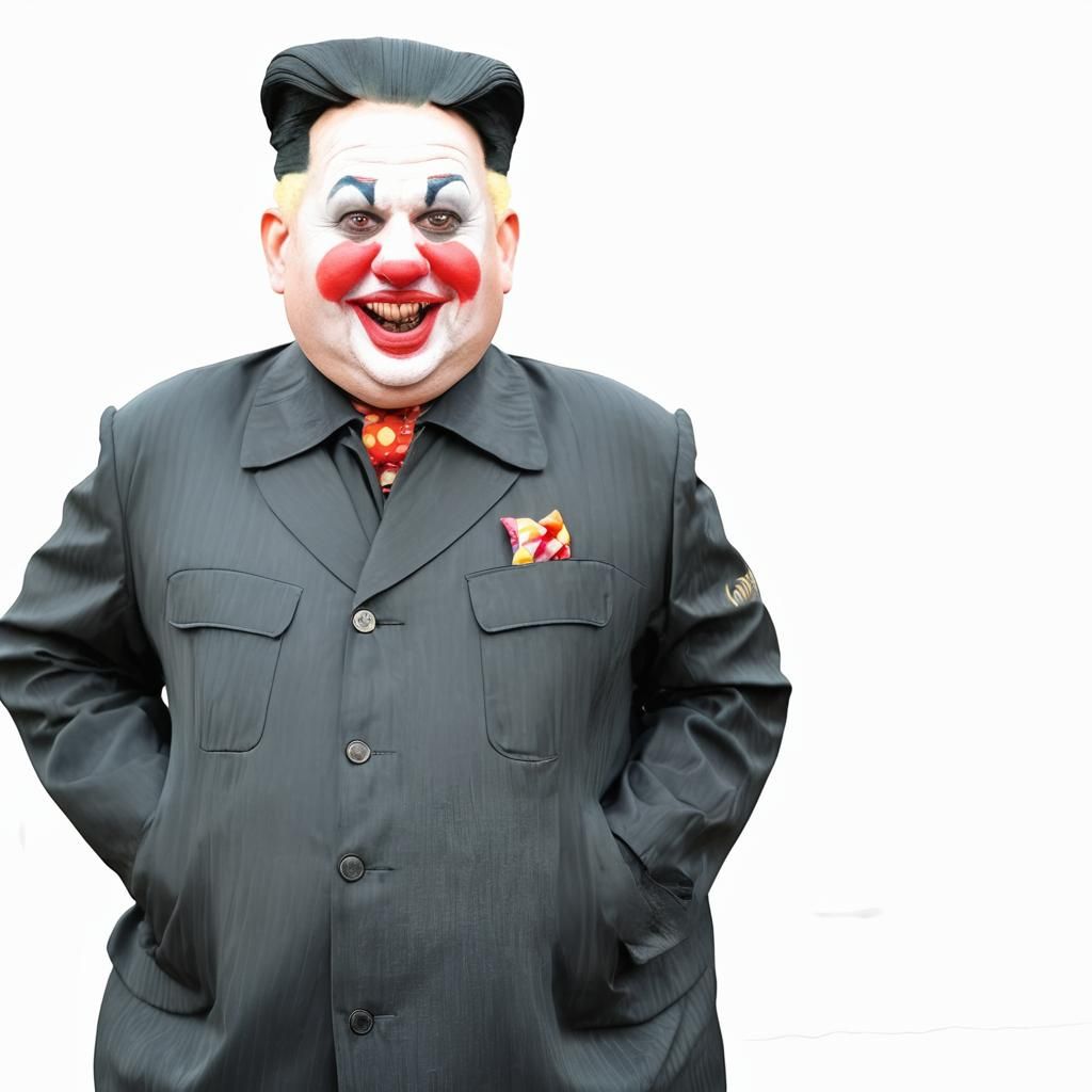 Professional Clown Portrait in Natural Lighting