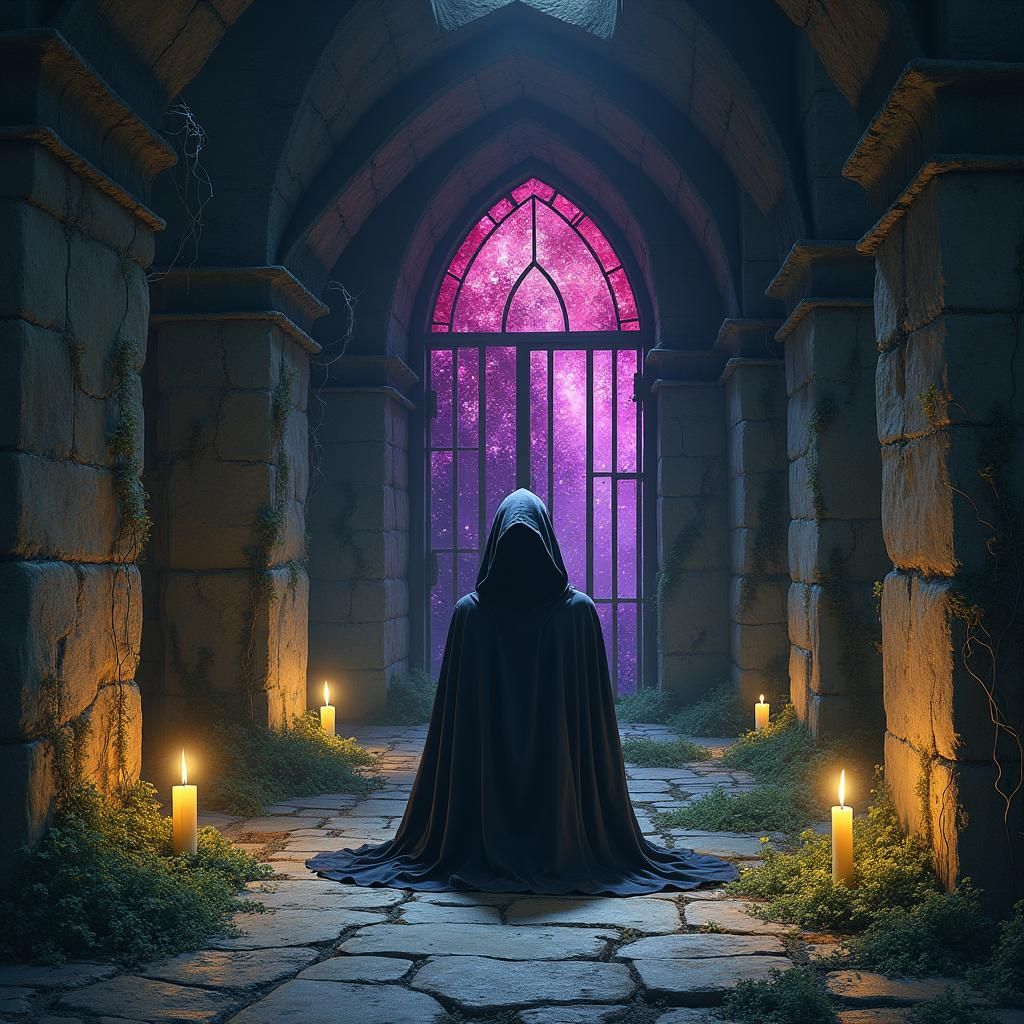 Mystical Cell: Cloaked Prisoner in Contemplation