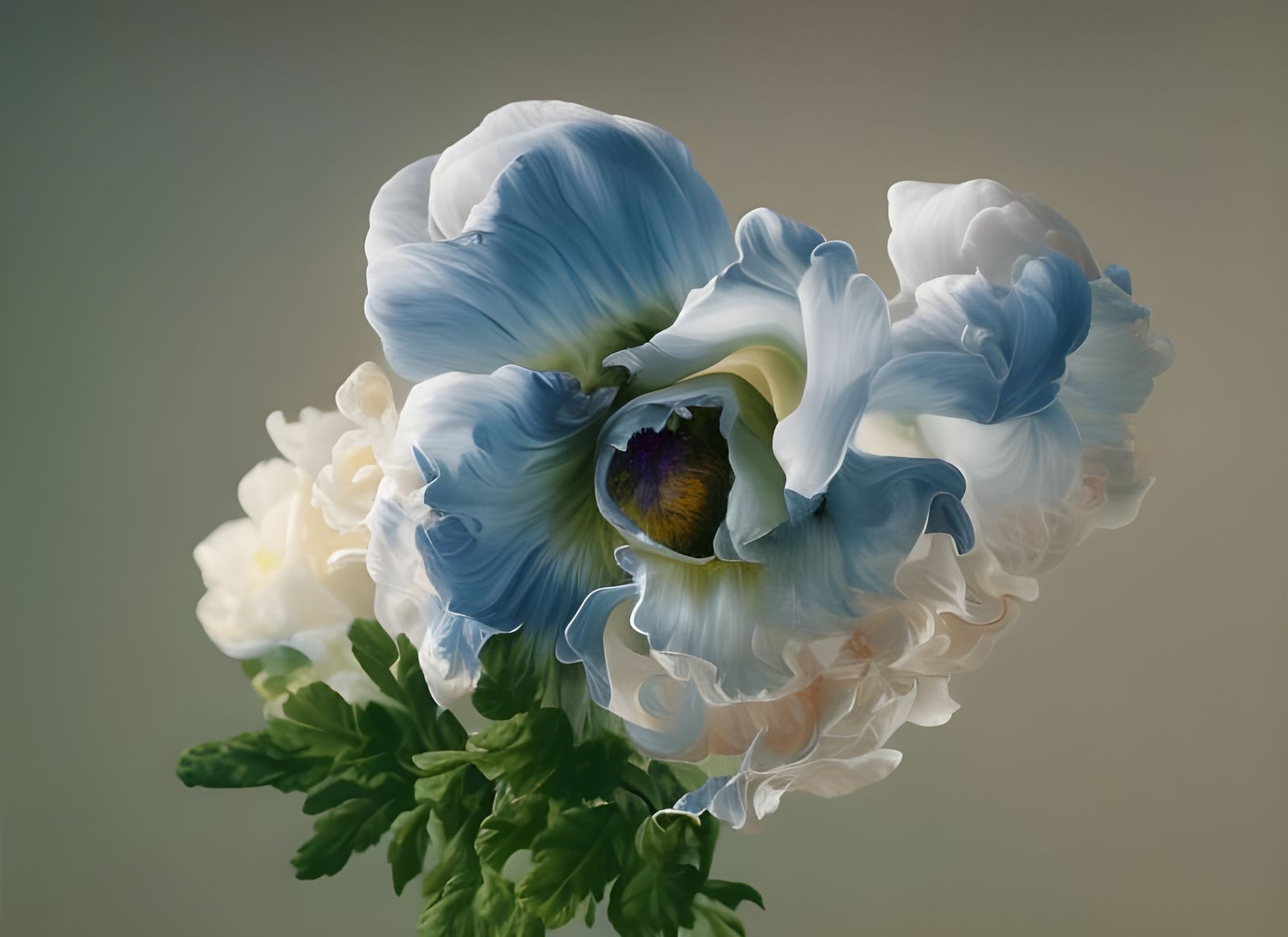 Ethereal Portrait with Soft Lighting and Dreamy Particles