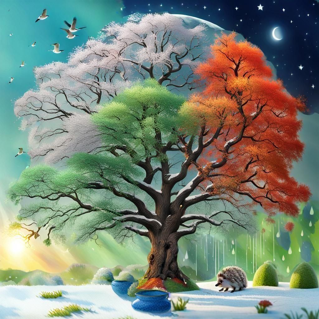 Delicate Miniature Blue Daisies in Bloom