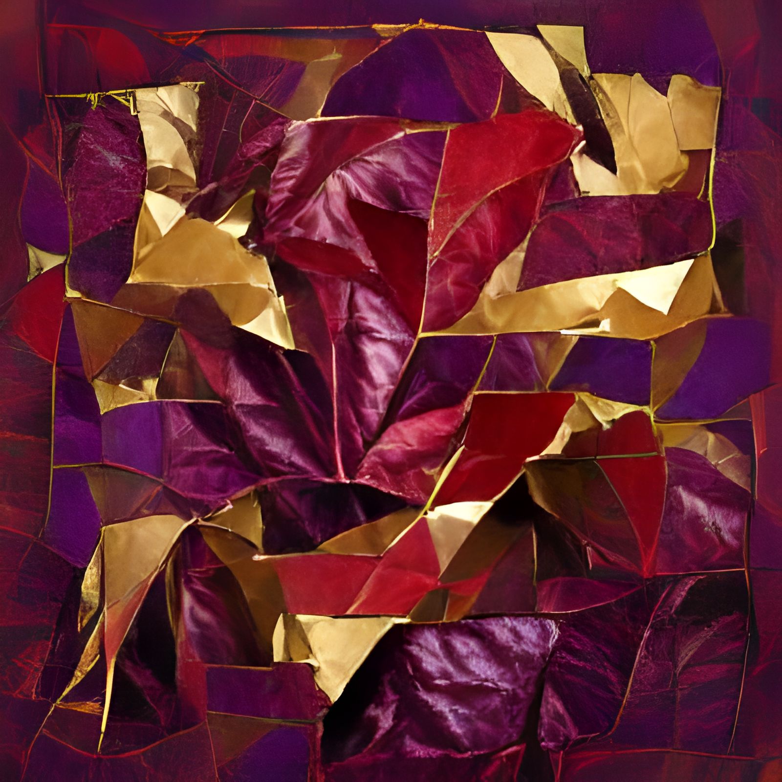 Autumn Leaves in Forest Setting