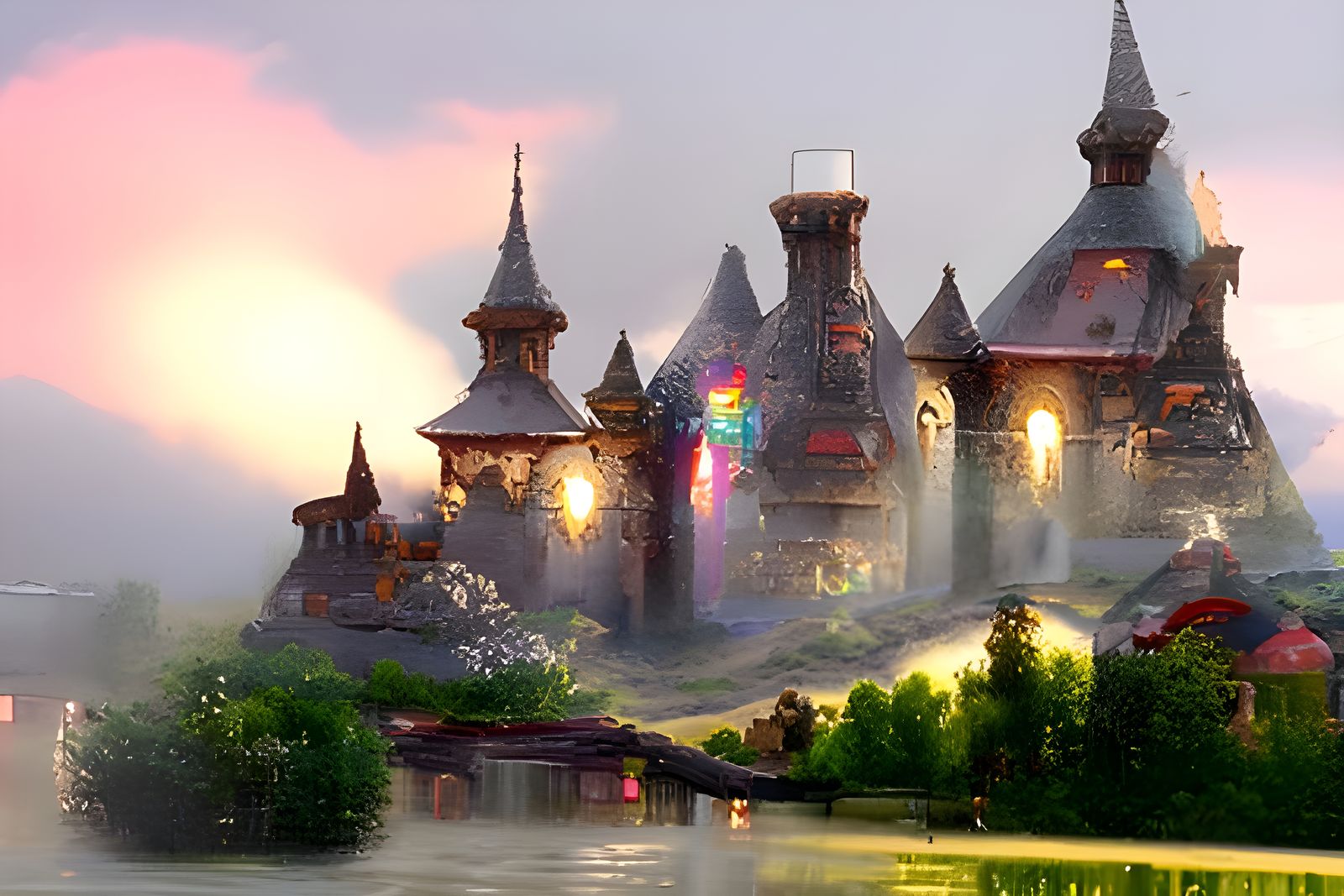 Fantasy Art: Medieval castle I