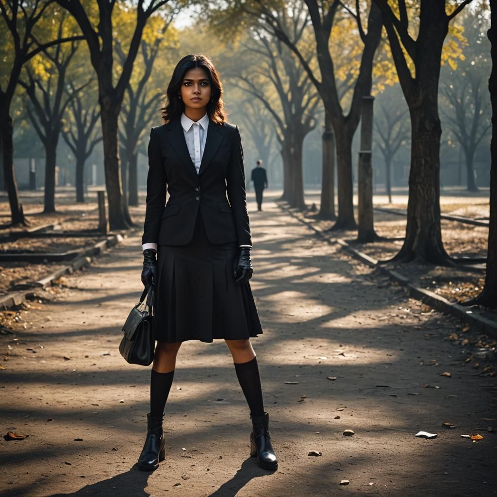 High-Fashion Portrait in Editorial Style