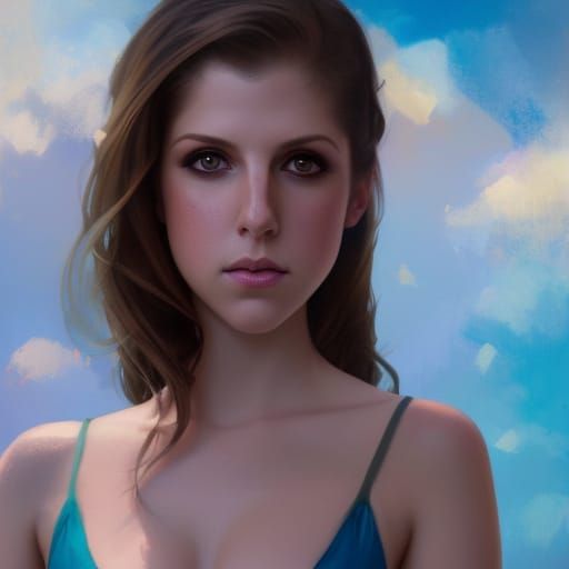 Detailed Portrait in Digital Art Style
