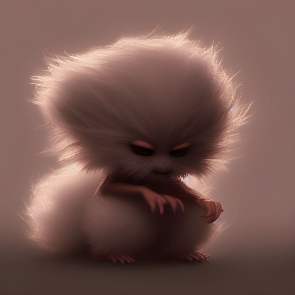 Anthropomorphic Micro Creatures in a Fantasy Landscape