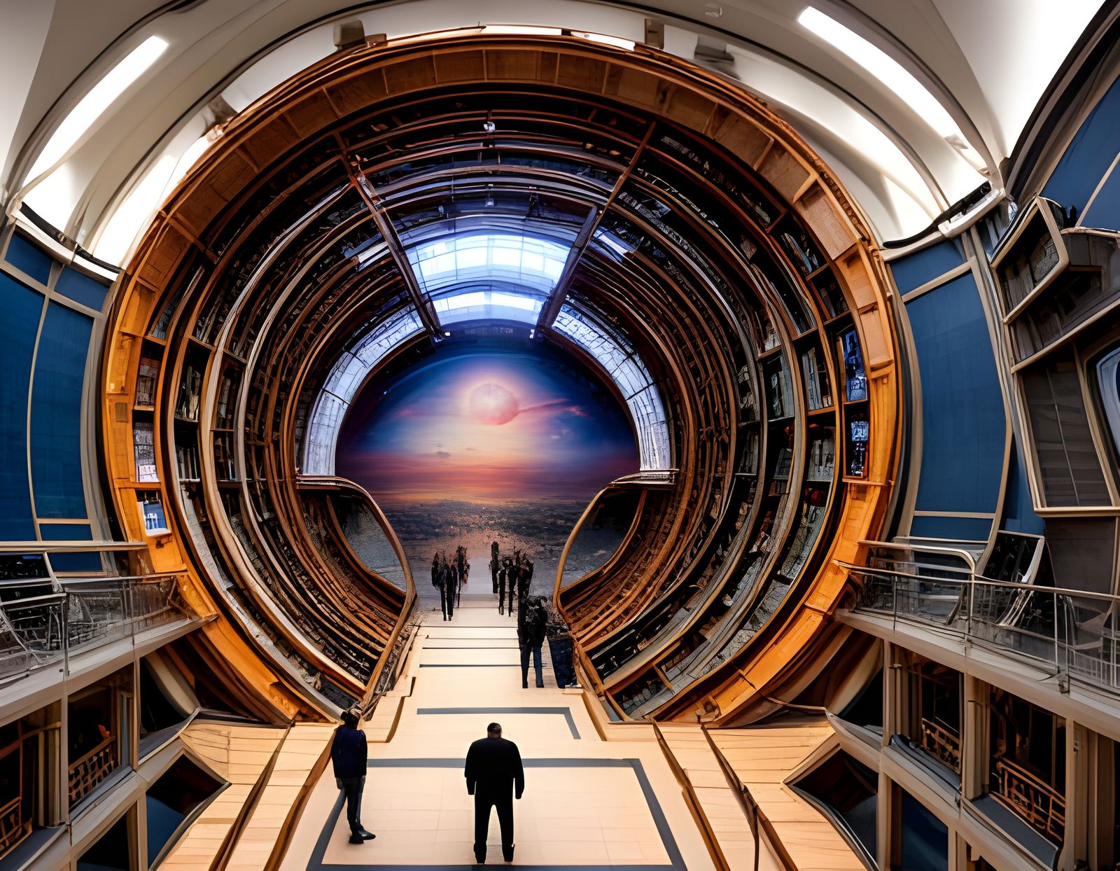 CERN Tour: Dreamlike Futuristic Vision