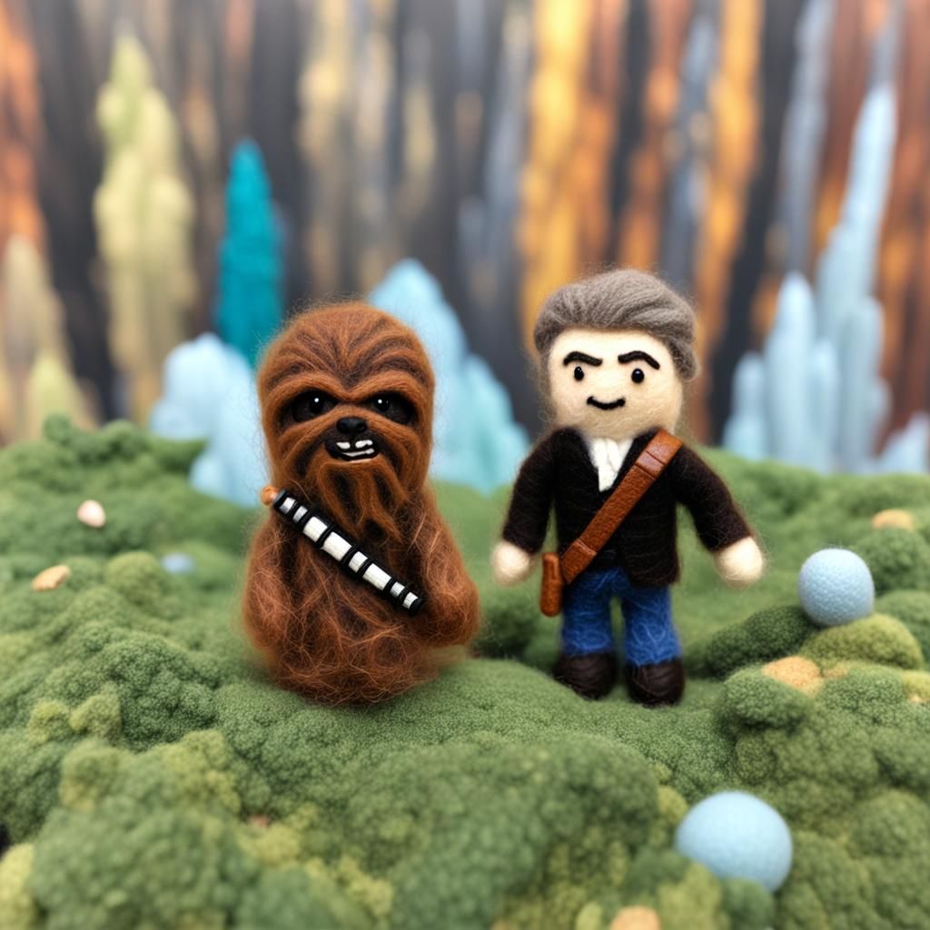 Chewbacca and Han Solo